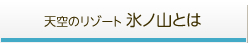 天空のリゾート氷ノ山とは